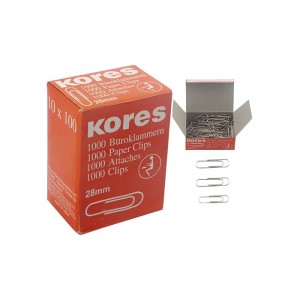 DEMİR KLİPS (ATAÇ) 10'LU 28MM KORES KZ-4 + 0293#