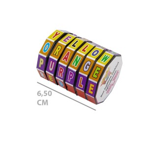 İNGİLİZCE RENKLERİ ÖĞRENİYORUM KELİME KÜPÜ 24'LÜ  G-1