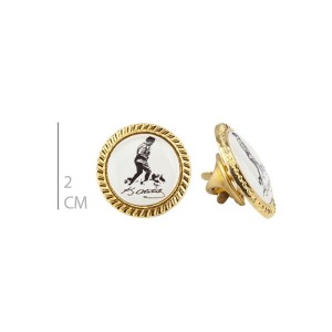 EMİN ZAMAK SİYAH ATALI YAKA ROZET 30'LU