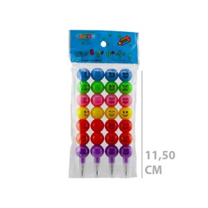 OLGUN GÜLENYÜZ KURŞUN UÇLU KALEM 4'LÜ