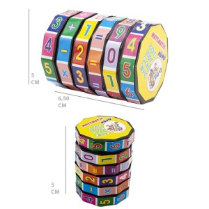 SİLİNDİR MATEMATİK ZEKA KÜPÜ 24'LÜ#