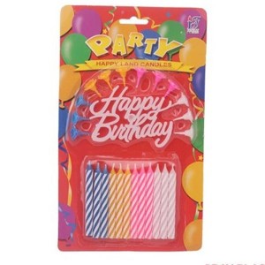 BÜYÜK PASTA MUMU 12'Lİ M-11#