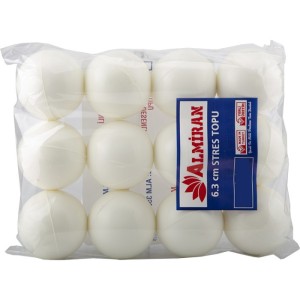 BEYAZ STRES TOPU 6,30 CM