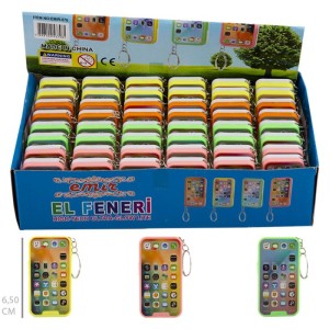 İPHONE IŞIKLI ANAHTARLIK 48'Lİ EMİR-876