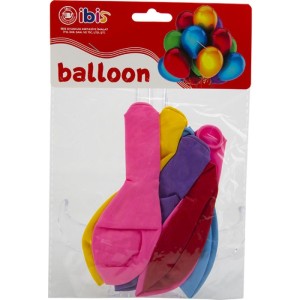 5'Lİ İTHAL TEK RENK BALON İBİS-1129-8