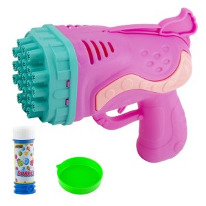 PİLLİ ÇOKLU PEMBE KÖPÜK TABANCA