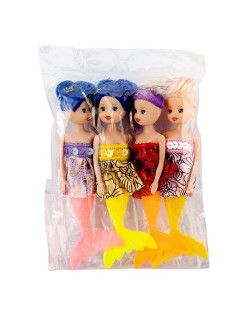 4'LÜ DENİZ KIZI BEBEK MASKOT 2232-2#
