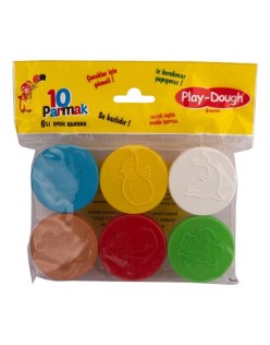 KÜÇÜK POŞETLİ 6'LI OYUN HAMURU 120 GR. FD-001#